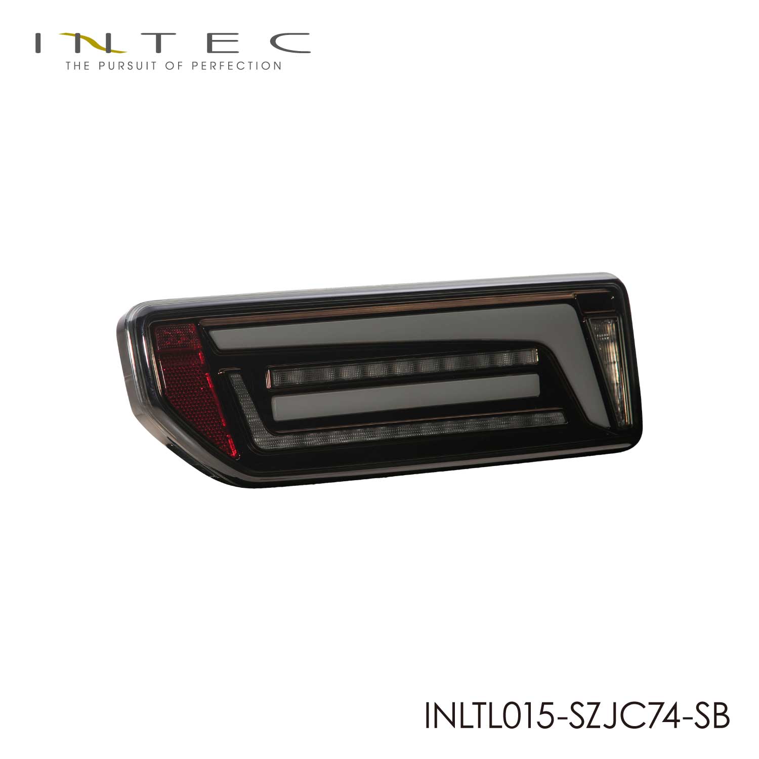 【予約販売 6月以降発送予定】ジムニー・ノマド・シエラ用 INTEC フル LED テールランプ Type2 保安基準適合 Eマーク取得 1年保証【INLTL015-SZJC74】