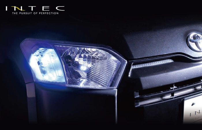 INTEC T20 フロント LEDウインカー アクセサリー点灯ランプ 抵抗内蔵 ハイフラキャンセラー不要 取付簡単 アンバー ブルー  [INLBB001-T20-BLAM]