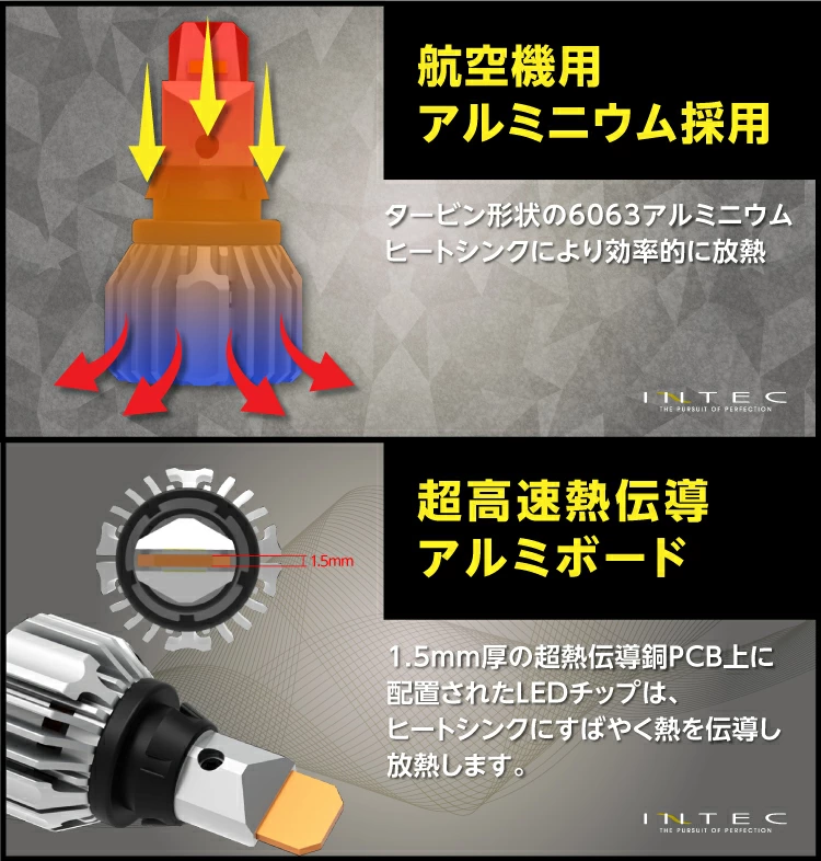 ハイエース200系用 超爆光 LEDバックランプ T16 6500K 5000lm