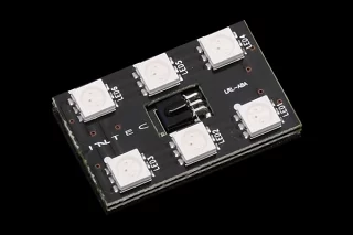 【在庫限り】INTEC ６万色表現 LEDルームランプ オーロラ TYPE A（20×32mm）T10 T10×31 BA9S T8×28 点滅速度調整 減光 増光 高輝度SMD  [LRL-ABA]