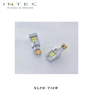 INTEC ハイパフォーマンス LED バルブ T16 ホワイト バックランプ 550lm（両側合計値） 高輝度8LED/ハイパワーSMD 保安基準適合 [NLFB-T16W]