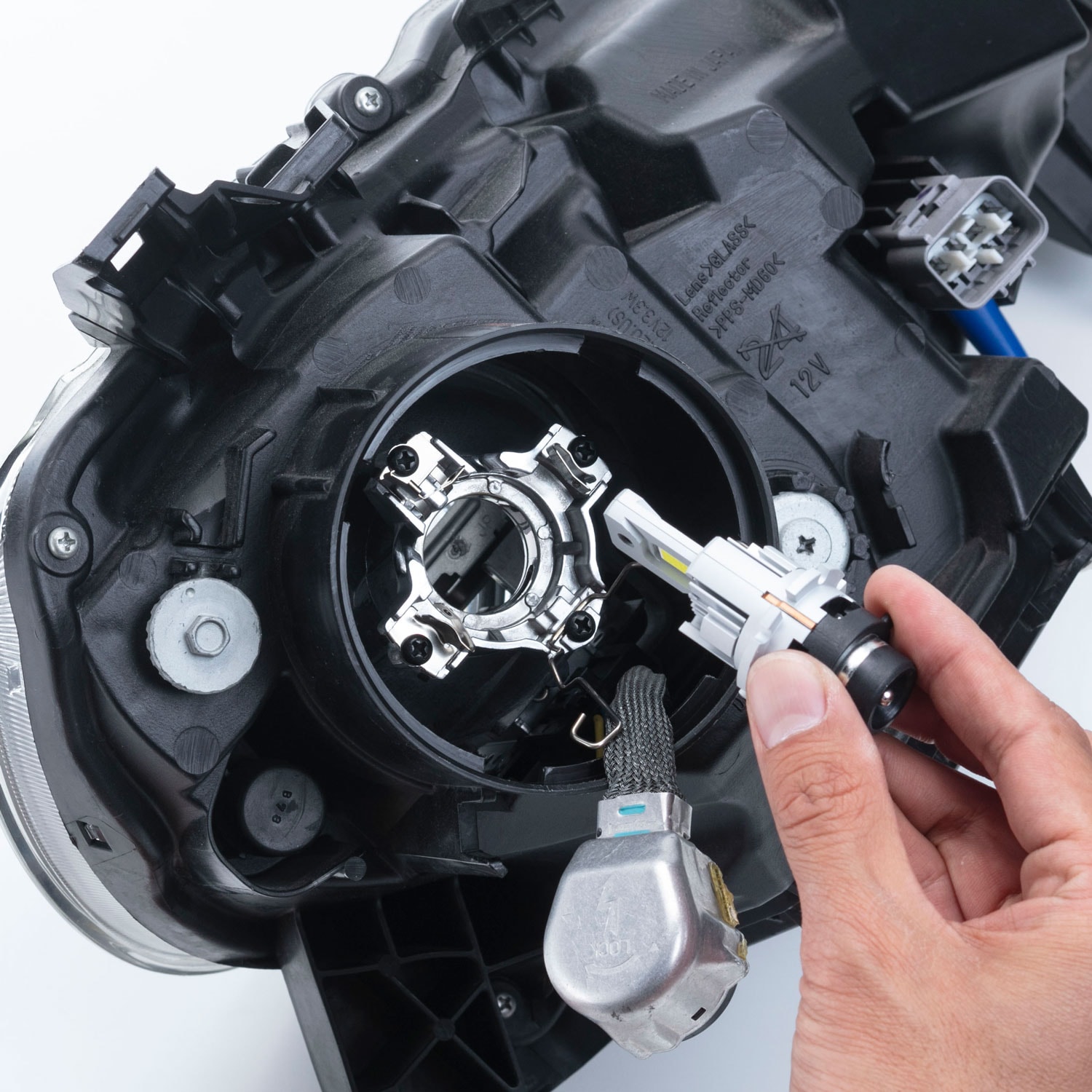 INTEC インテック 純正HID交換タイプ LEDヘッドバルブ 2S/D2R、D4S/D4R用 コンパクトタイプ 6000K 14000lm 車検対応 1年保証