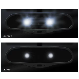 【在庫限り】自動防眩 眩しくないミラー センサー式オートアンチグレア ルームミラー（防眩ミラー）汎用 配線付属 1年保証  DC12V 国産車 [RM-AG-01]