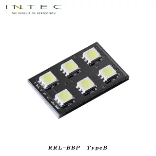 INTEC LEDルームランプ プラズマホワイト TYPE B 高輝度6LED（3チップSMD) 8000K マップランプ カーテシランプ バニティランプ ラゲッジランプ [RRL-BBP]