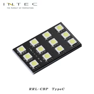 INTEC LEDルームランプ プラズマホワイト TYPE C 高輝度12LED（3チップSMD)  8000K  マップランプ  カーテシランプ バニティランプ ラゲッジランプ[RRL-CBP]