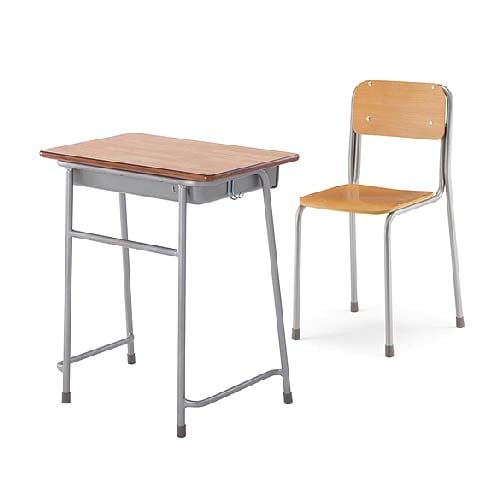 天板450×650mm 学校机＆椅子セット [J00843T]