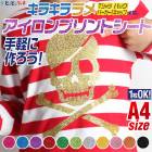 1枚から可 変形A4サイズ約20cm×30cm ラメアイロンシート アイロングリッターシート 熱転写ラバーシート