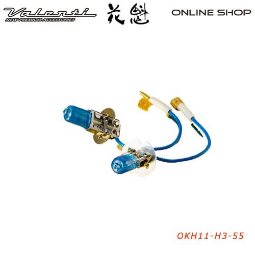 花魁 ハロゲンバルブ閃光 24V H3 5500K白龍