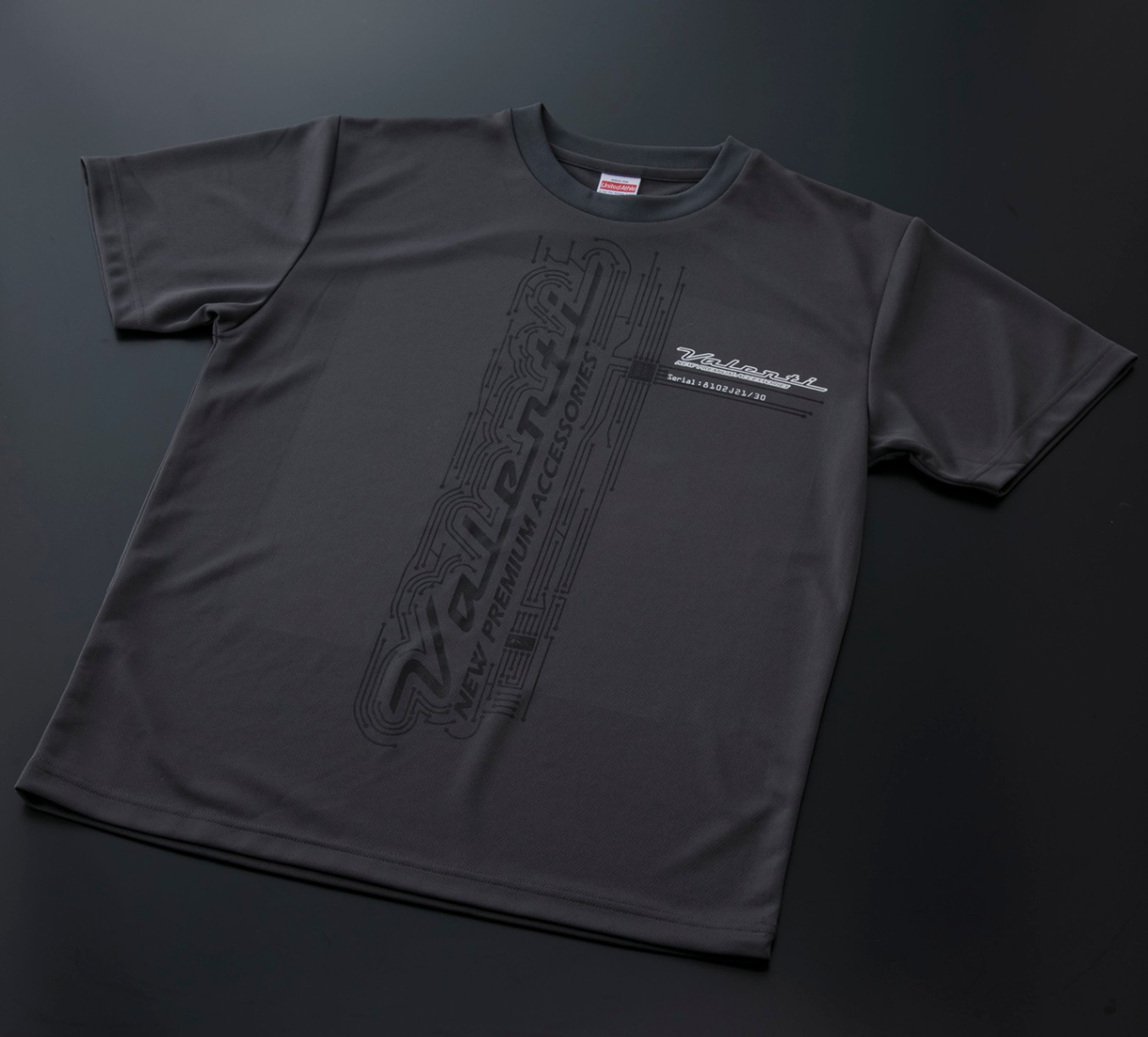 Valenti ヴァレンティ 公式ショップ限定　オリジナル半袖ドライTシャツ　プリント基板デザイン　ストリートファッション [ATS-TSKSK]