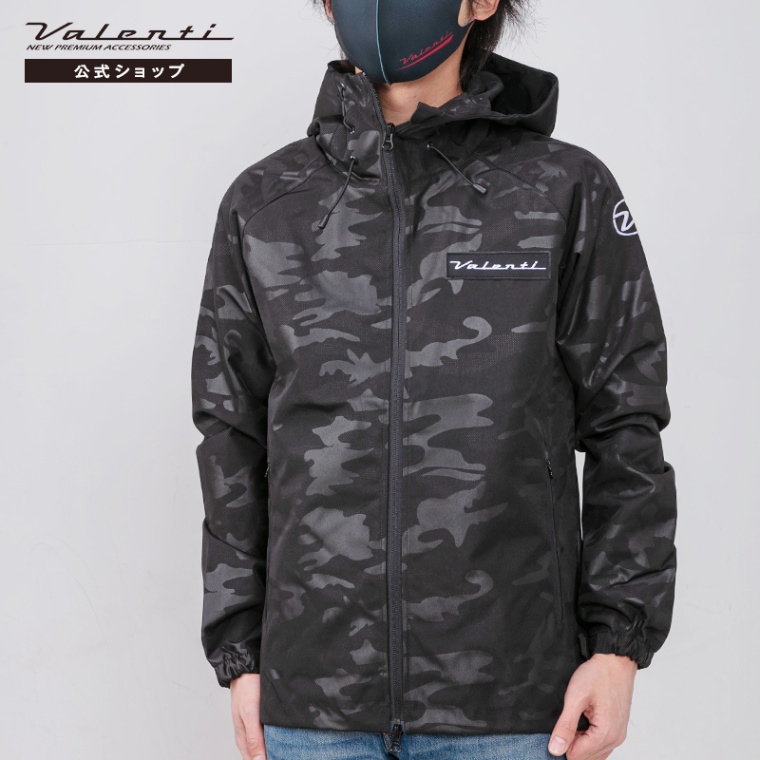 【公式ショップ限定】 Valenti ヴァレンティ  迷彩シェル パーカ 2022 春物 新作 撥水 ジャケット アウター