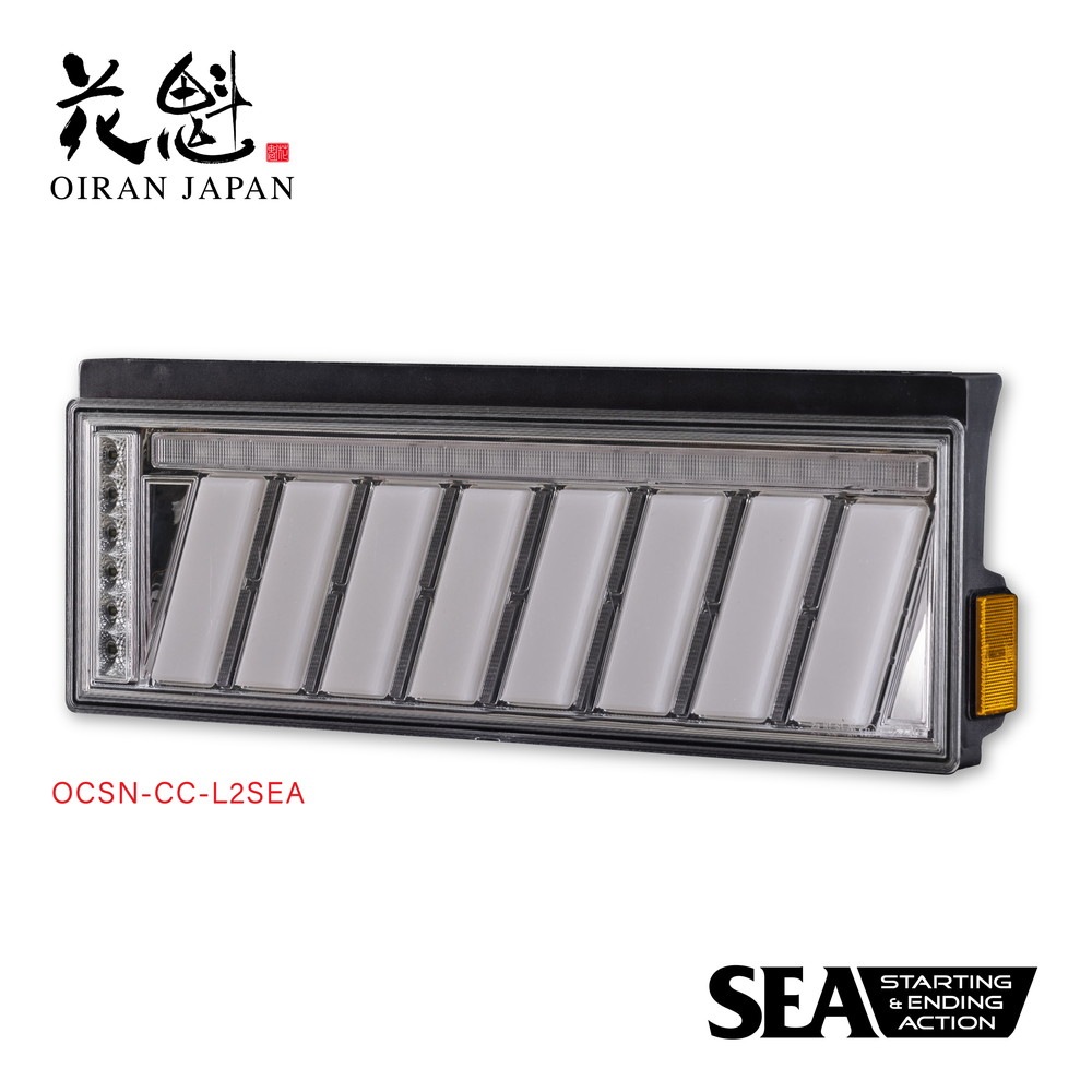 LEDテールランプ クリア/クローム 2個セット Amazon | 12v 24v 兼用 トラック用 2連 LED クリアレンズ 丸型