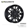 VALENTI 17インチ 6.5J アルミホイール 単品 VIGOROUS ブラック 17inch.6.5J 【VW17-VIBL-04】