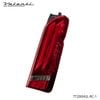 【補修用・片側のみ】VALENTI ヴァレンティ 200ハイエース ジュエルLEDテールランプ　ULTRA λ(ラムダ) 【レッドレンズ/クローム】保安基準適合 Eマーク取得 1年保証