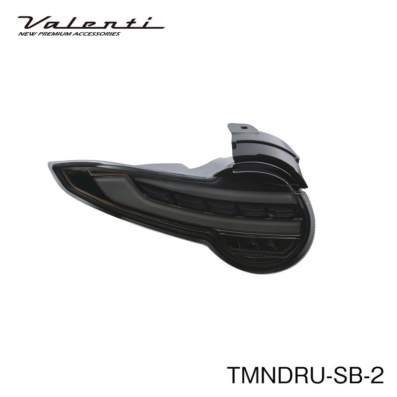 【補修用・片側のみ】Valenti ヴァレンティ マツダ ロードスター ジュエルLED テールランプ ULTRA ライトスモーク/ブラッククローム 1年保証【TMNDRU-SB-2】