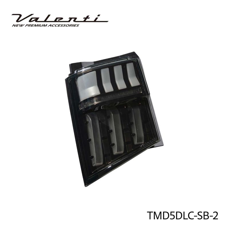 【補修用・片側のみ】Valenti ヴァレンティ 新型 デリカ D:5用 (年式2026.1～)  ジュエルLEDテールランプ ライトスモーク/ブラッククローム ULTRA 保安基準適合 Eマーク取得 1年保証 【TMD5DLC-SB-2】