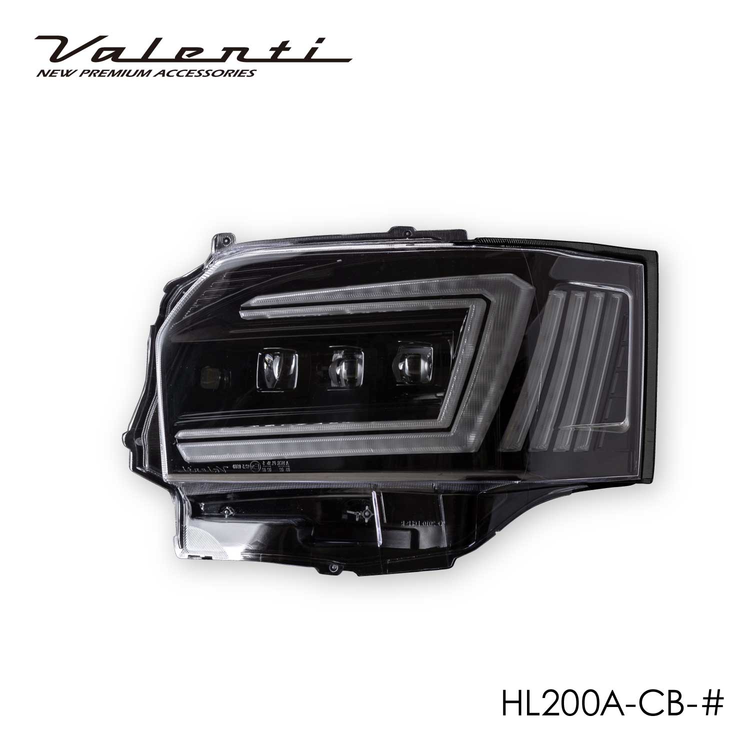 補修用・片側のみ】Valenti ヴァレンティ 200系 ハイエース用 ジュエル