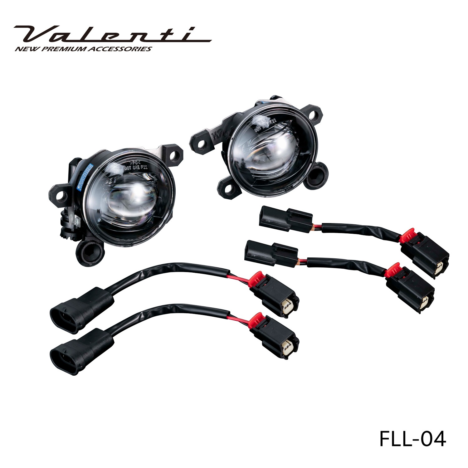 Valenti フォグランプ レンズキット タイプ4 (ニッサン・ホンダ・ダイハツ用)【FLL-04】