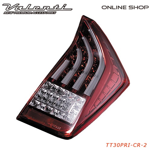 ヴァレンティ　ジュエルLEDテールランプ トヨタ 30プリウス　シーケンシャルモデル【VALENTI JEWEL LED TAIL LAMP TRAD】[TT30PRI]