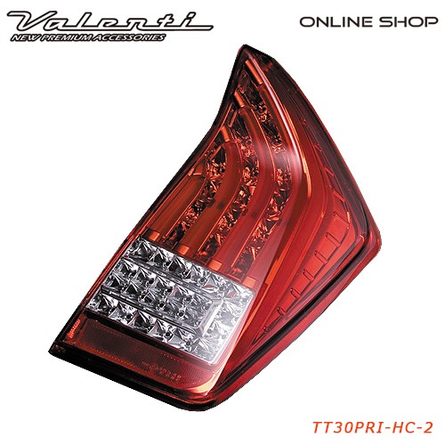 ヴァレンティ　ジュエルLEDテールランプ トヨタ 30プリウス　シーケンシャルモデル【VALENTI JEWEL LED TAIL LAMP TRAD】[TT30PRI]