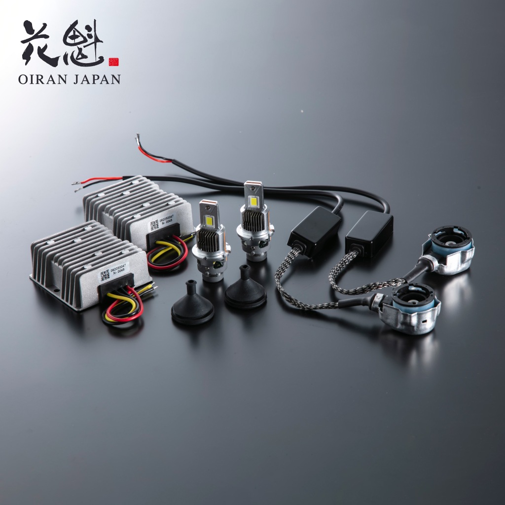 花魁 OIRAN LEDヘッドバルブ トラック用 閃光 24V D2 6000K 11000lm 直電タイプ 車検対応