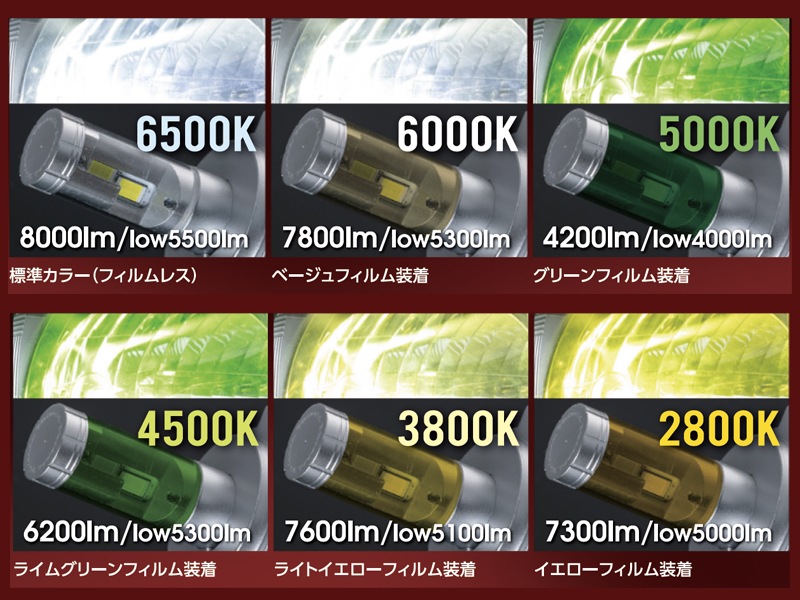 Valenti ヴァレンティ LEDヘッド＆フォグ VXシリーズ H8/9/11/16 HB3/4共用  6500K [LVX61-H8HB-65]
