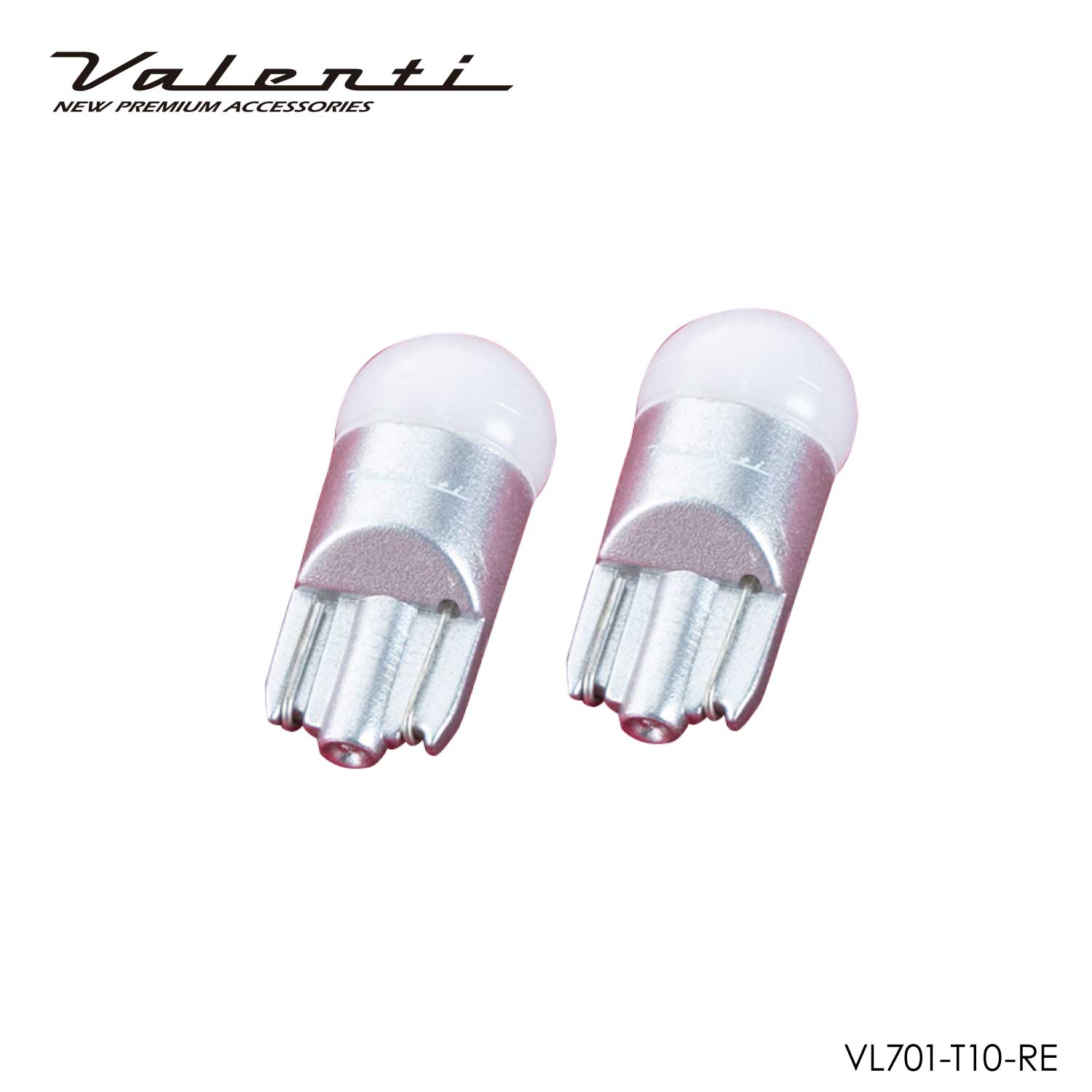 Valenti  ヴァレンティ テールランプ/ブレーキランプ LEDバルブ VL702 T20レッド VL701 T10レッド シングルダブル共通 2個入り【VL702-T20-RE】【VL701-T10-RE】車検対応