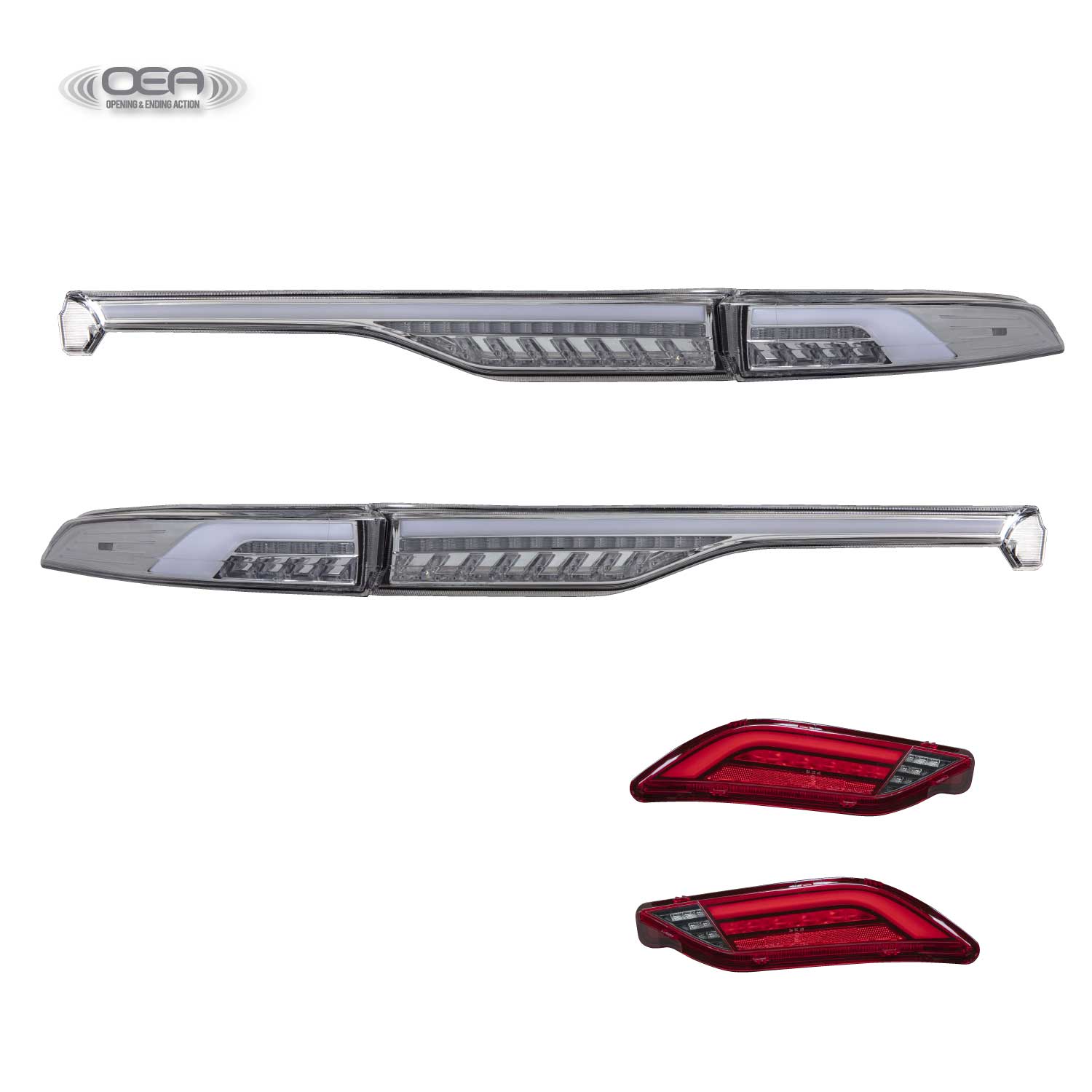 Valenti ヴァレンティ ハリアー 80系 ジュエルLEDテールランプ 上下セット ULTRA アッパーCC（上側）OEA シーケンシャル 流れるウインカー 保安基準適合 Eマーク取得 1年保証