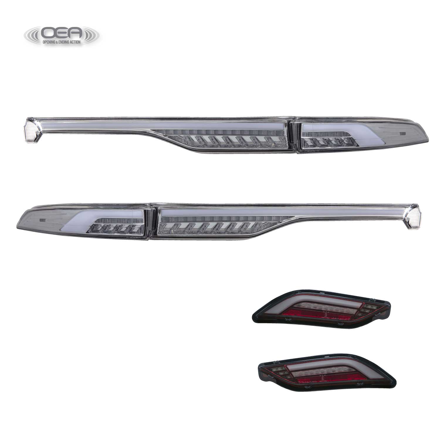 Valenti ヴァレンティ ハリアー 80系 ジュエルLEDテールランプ 上下セット ULTRA アッパーCC（上側）OEA シーケンシャル 流れるウインカー 保安基準適合 Eマーク取得 1年保証