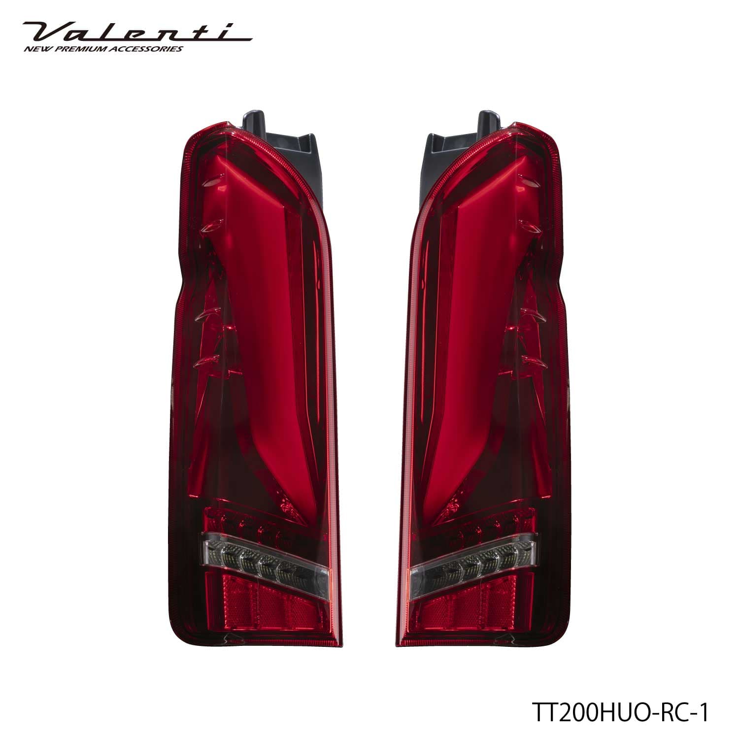 VALENTI ヴァレンティ 200ハイエース ジュエルLEDテールランプ　ULTRA Ω(オメガ) 保安基準適合 Eマーク取得 1年保証