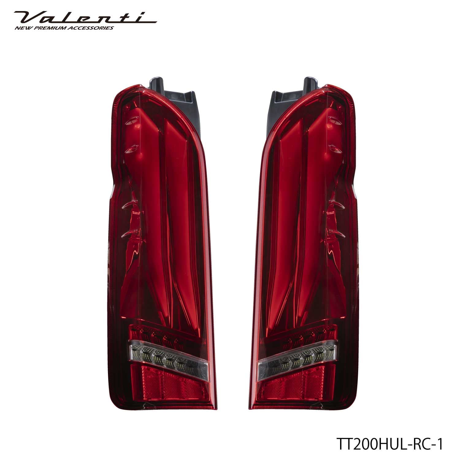 VALENTI ヴァレンティ 200ハイエース ジュエルLEDテールランプ　ULTRA λ(ラムダ) 保安基準適合 Eマーク取得 1年保証