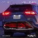 Valenti ヴァレンティ　トヨタ RAV4 50系 ジュエルLEDテールランプULTRA レッドレンズ/グロスブラック【TT50RAU-RG-1】