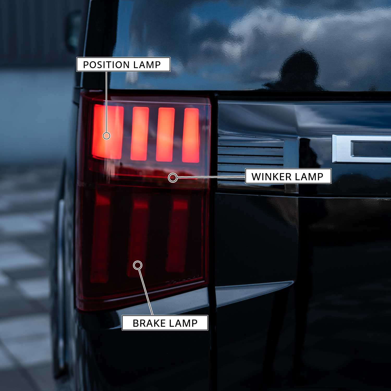 【予約販売 3月以降発送予定】【公式ショップ限定カラー】Valenti ヴァレンティ 新型 デリカ D:5用 (年式2026.1～)  ジュエルLEDテールランプ　ULTRA 保安基準適合 Eマーク取得 1年保証 【TMD5DLC-SR-2】