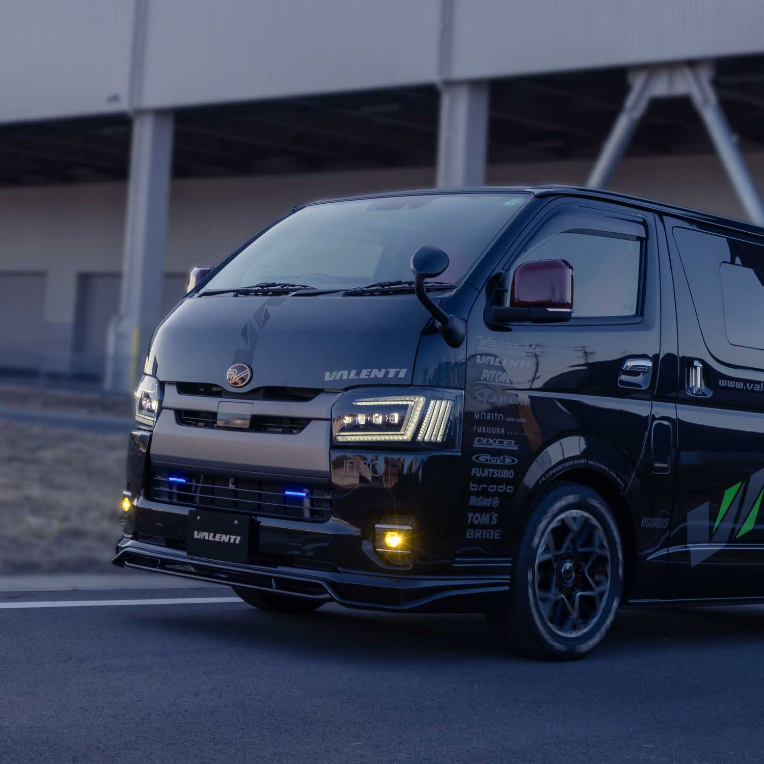 FLEX ハイエース　バイカラーLEDフォグバルブ　7型〜 ヴァレンティ ハイエース 7型 純正LEDフォグ専用 Valenti