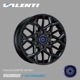 VALENTI 17インチ 6.5J アルミホイール 単品 VIGOROUS ブラック 17inch.6.5J 【VW17-VIBL-04】