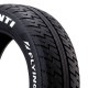 【4本ご注文で送料無料】 VALENTI 17インチ 6.5J アルミホイール&タイヤセット VIGOROUS ブラック/ポリッシュ FLYINGSTER VL001　215/60R17C(109/107S)【VTW17-VIBP-S03】
