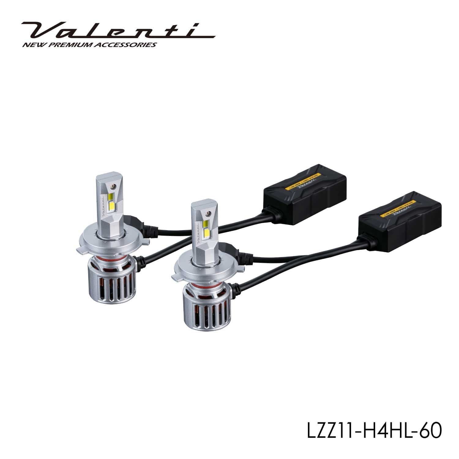 VALENTI ヴァレンティ ジュエル LEDヘッドバルブ　LZZシリーズ LZZ11 H4HL 6000K ２個入り 車検対応 ３年保証 【LZZ11-H4HL-60】 