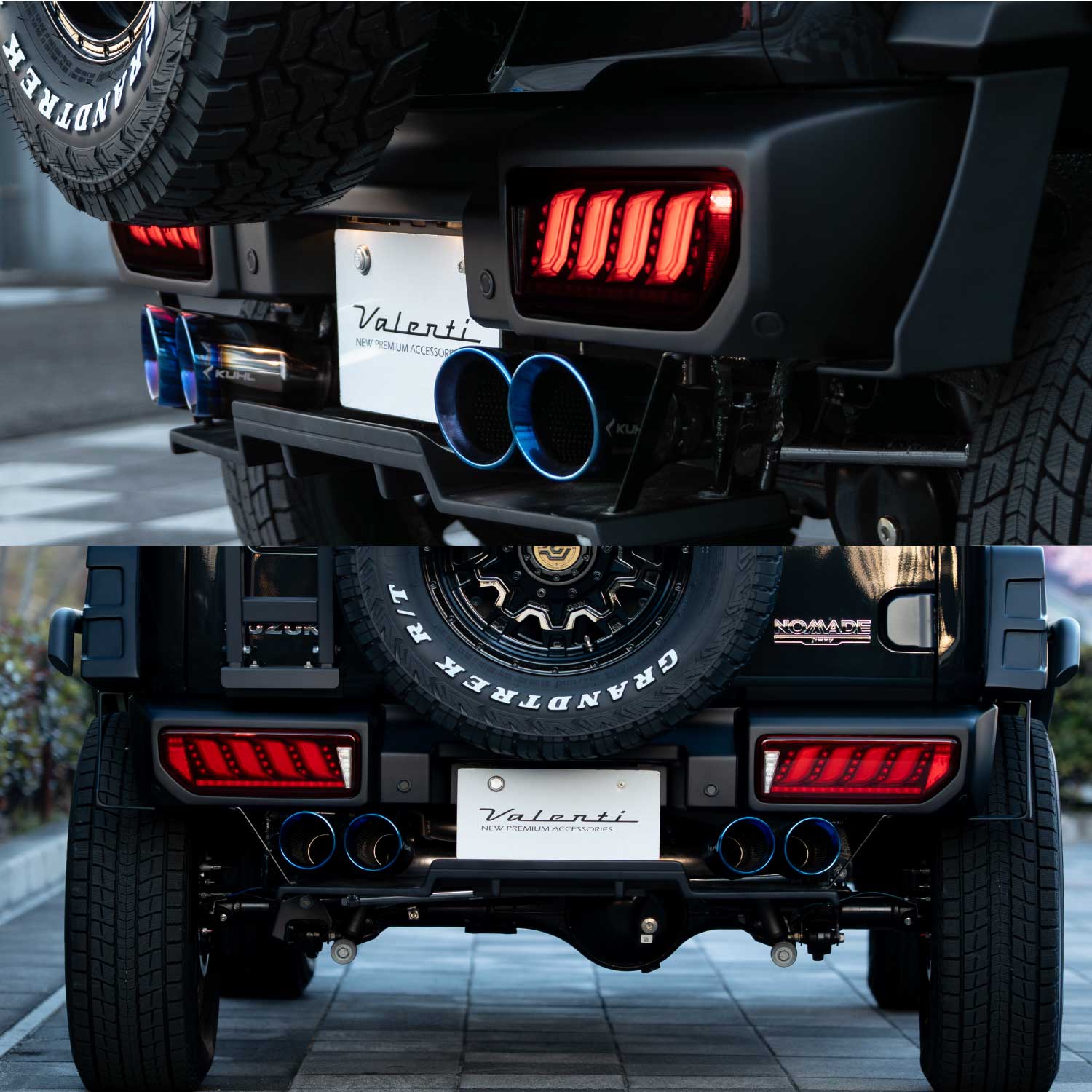 【予約販売 5月頃発送予定】Valenti ヴァレンティ ジムニー・ノマド・シエラ用 ジュエルLEDテールランプ ULTRA タイプ2 保安基準適合 Eマーク取得 1年保証 【TS64JMU-2】