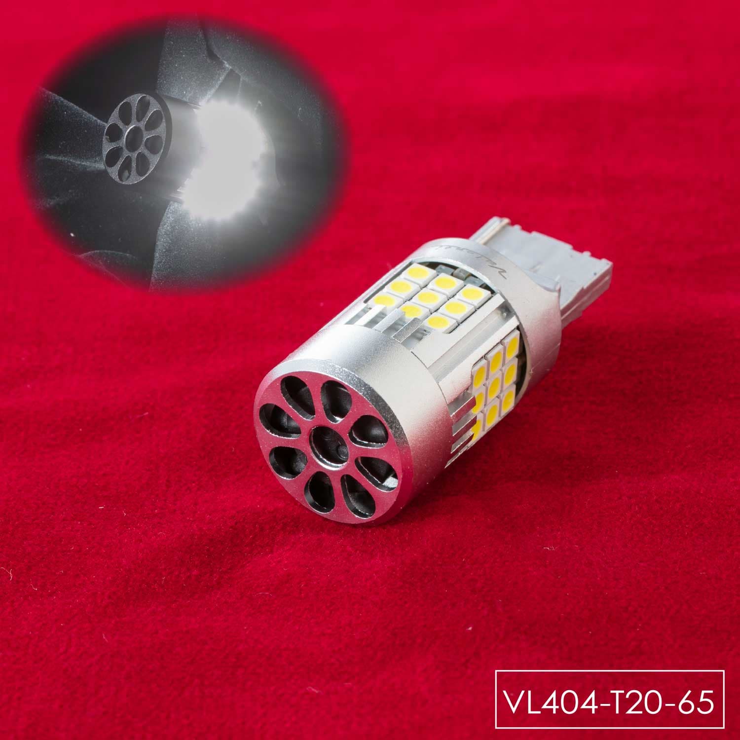 VALENTI ヴァレンティ ジュエルLEDバルブ VL4シリーズ VL404 T20クールホワイト6500 バックランプ 12V 1個入り【車検対応】
