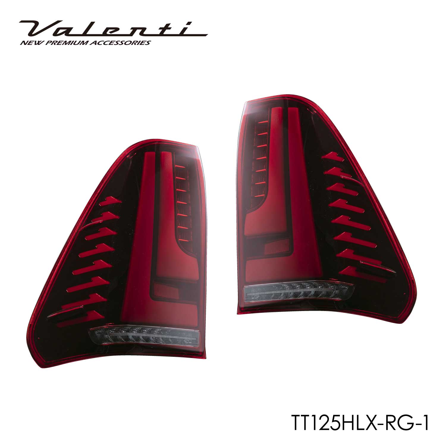 Valenti ヴァレンティ トヨタ toyota ハイラックス(GUN125) ジュエルLEDテールランプREVO シーケンシャル 保安基準適合 Eマーク取得 1年保証