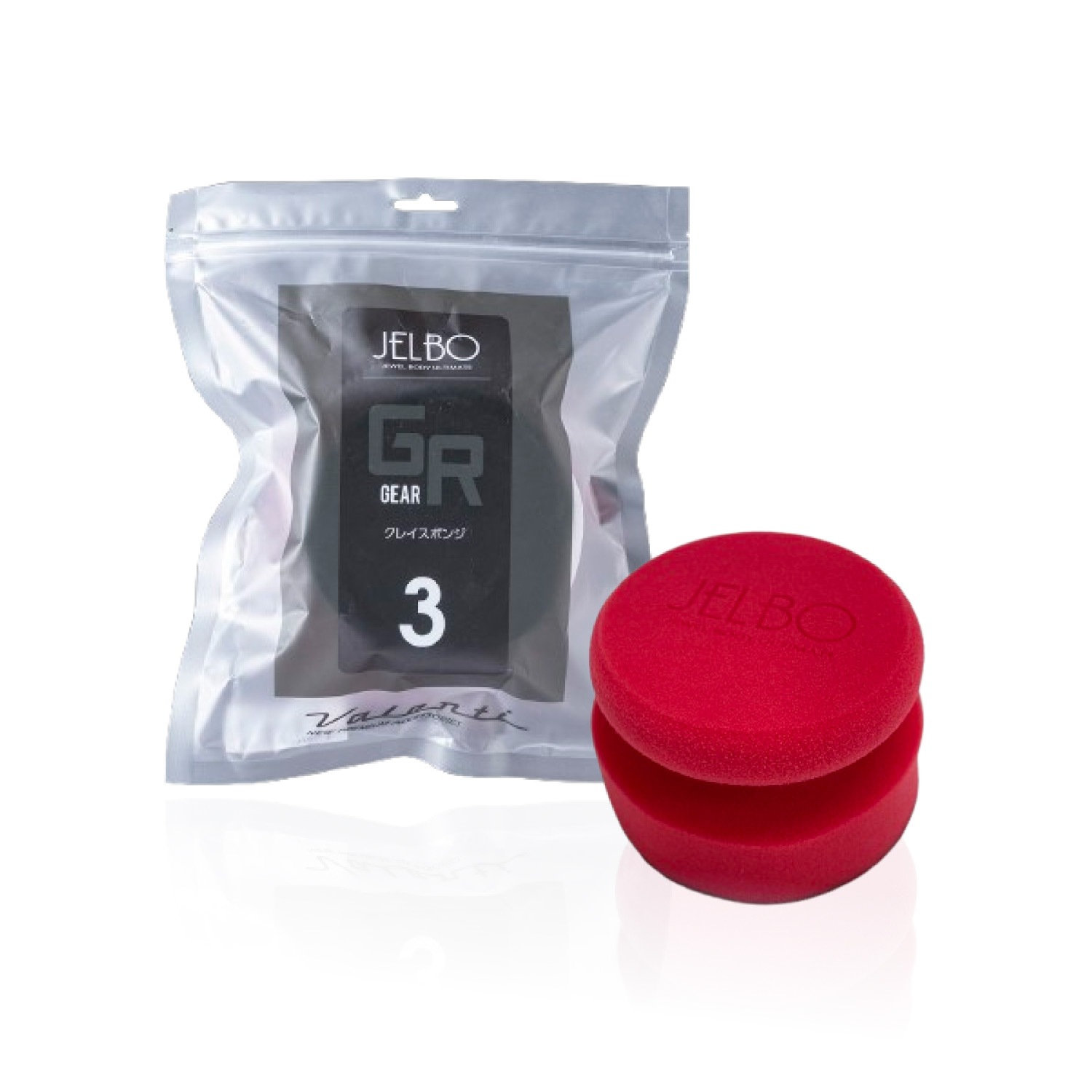 JELBO カークレイスポンジ 洗車スポンジ Valenti ヴァレンティ 鉄粉除去【JELBO-GR-30】