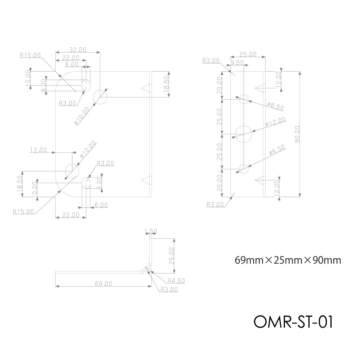 【お取り寄せ商品】花魁 OIRAN  ステンレス マーカーステー L型 1個入 マーカーランプ用 トラック 【OMR-ST】