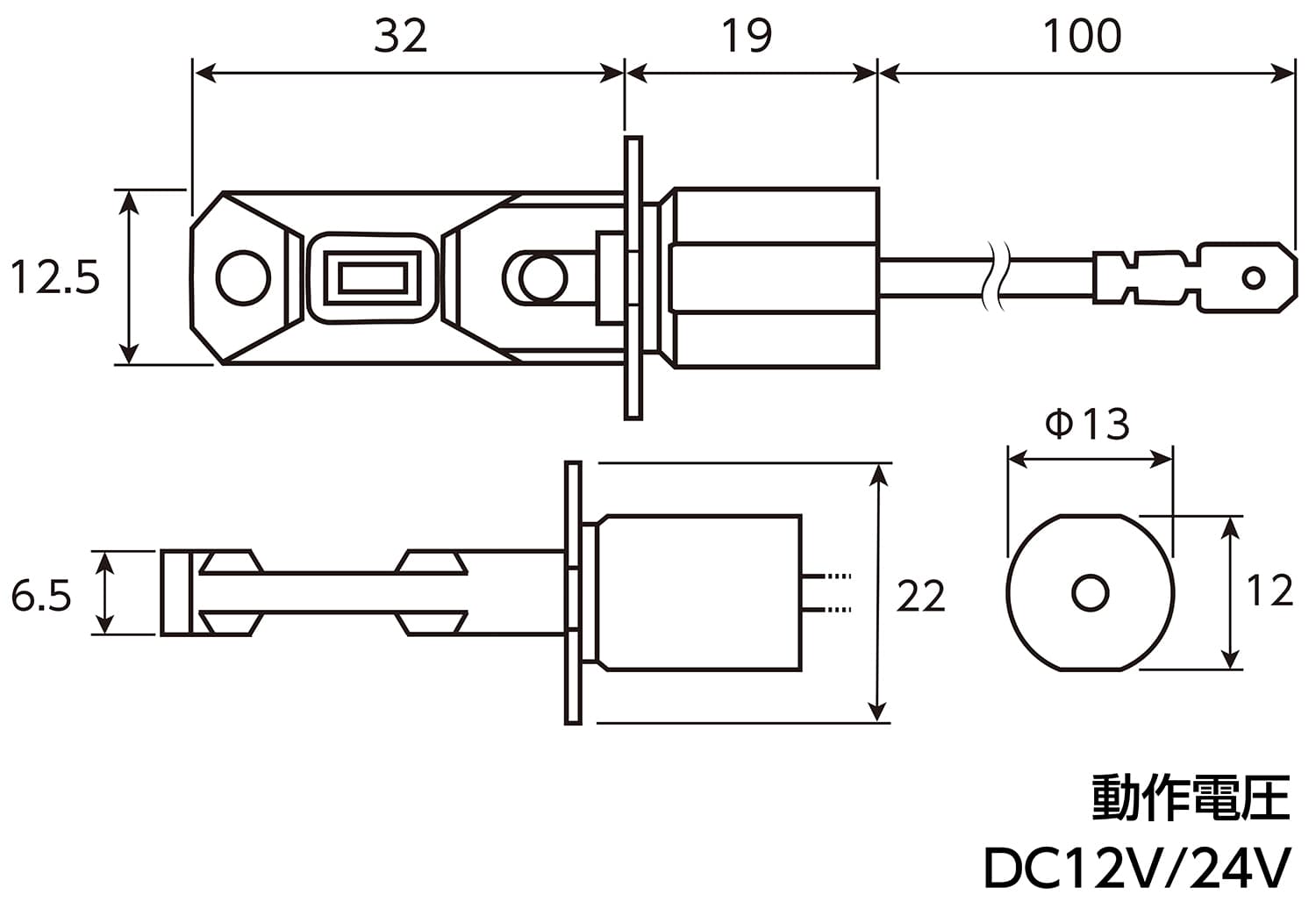 花魁 LEDフォグバルブ2 閃光 H3 6000K