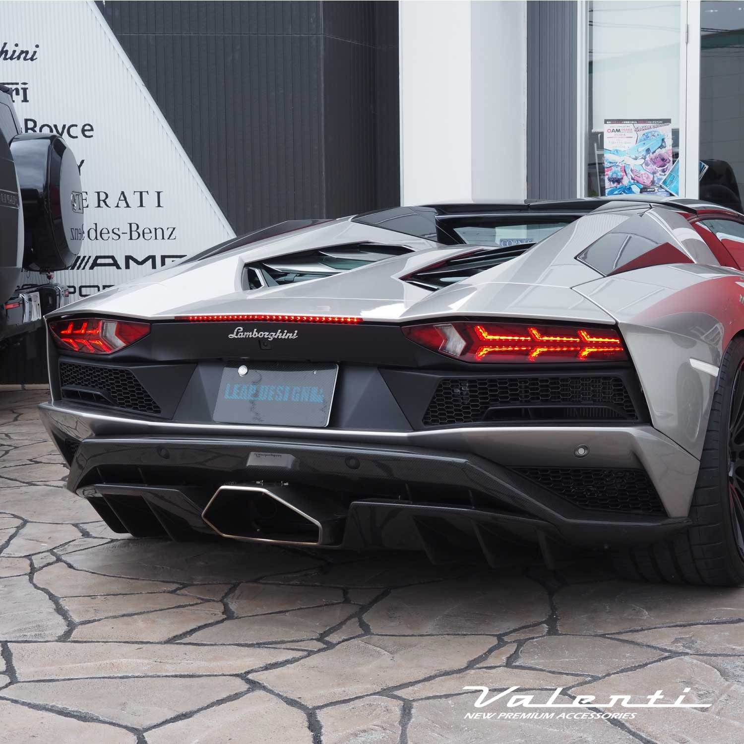 Valenti ヴァレンティLEDハイマウントストップランプ ULTRA ランボルギーニ アヴェンタドール OEA シーケンシャル 保安基準適合 Eマーク取得 1年保証