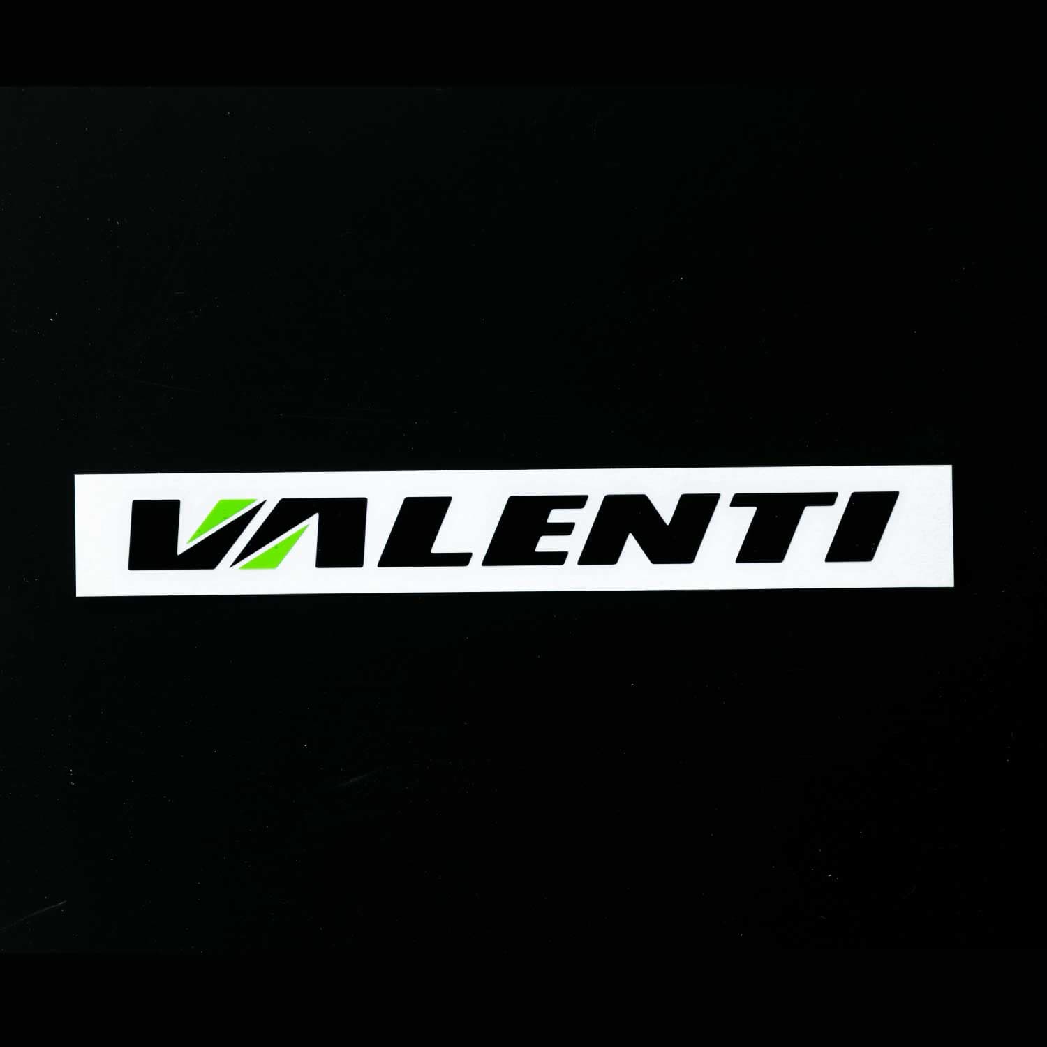 【公式ショップ限定】Valenti ヴァレンティ タイヤロゴ カッティング ステッカー110mm/165mm/220mm 3カラー
