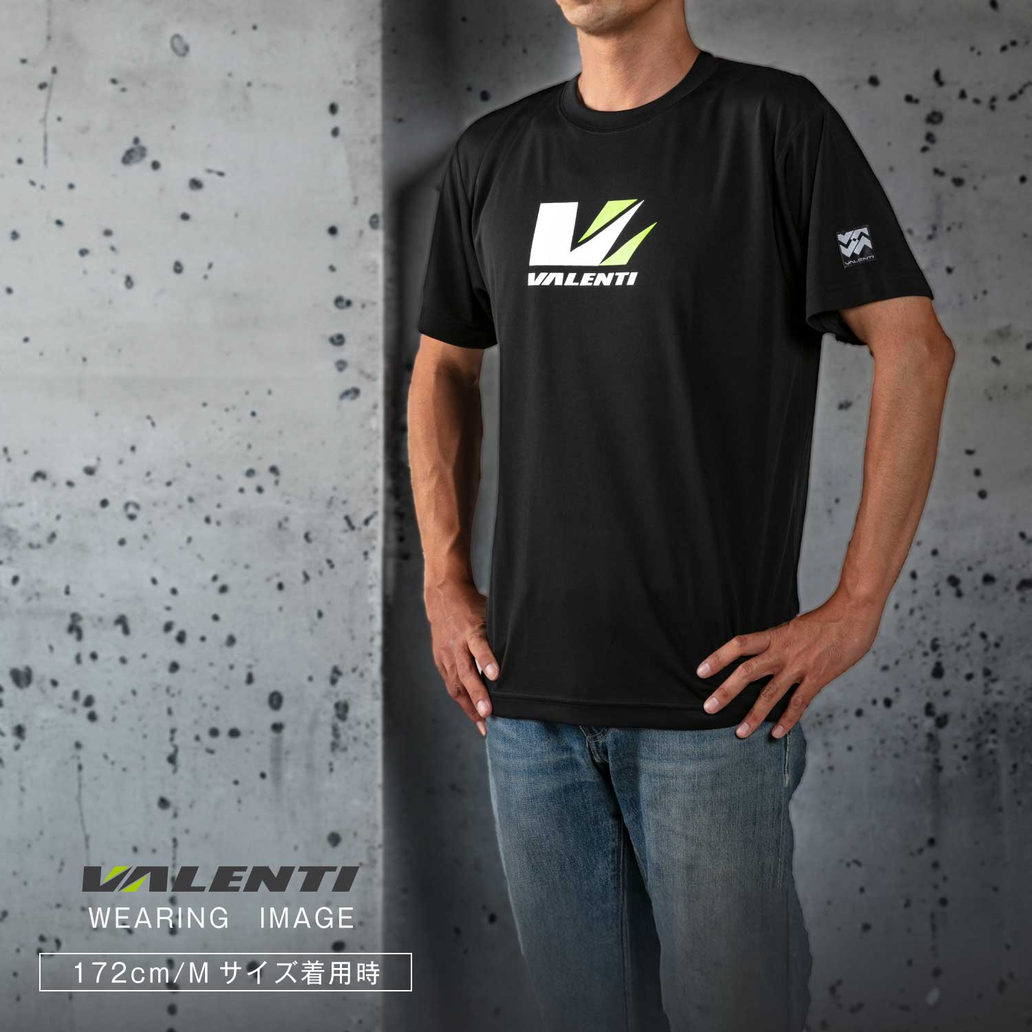 【公式ショップ限定】VALENTI ヴァレンティ TW ﾄﾞﾗｲTシャツ　Aデザイン【ATS-24SU01】