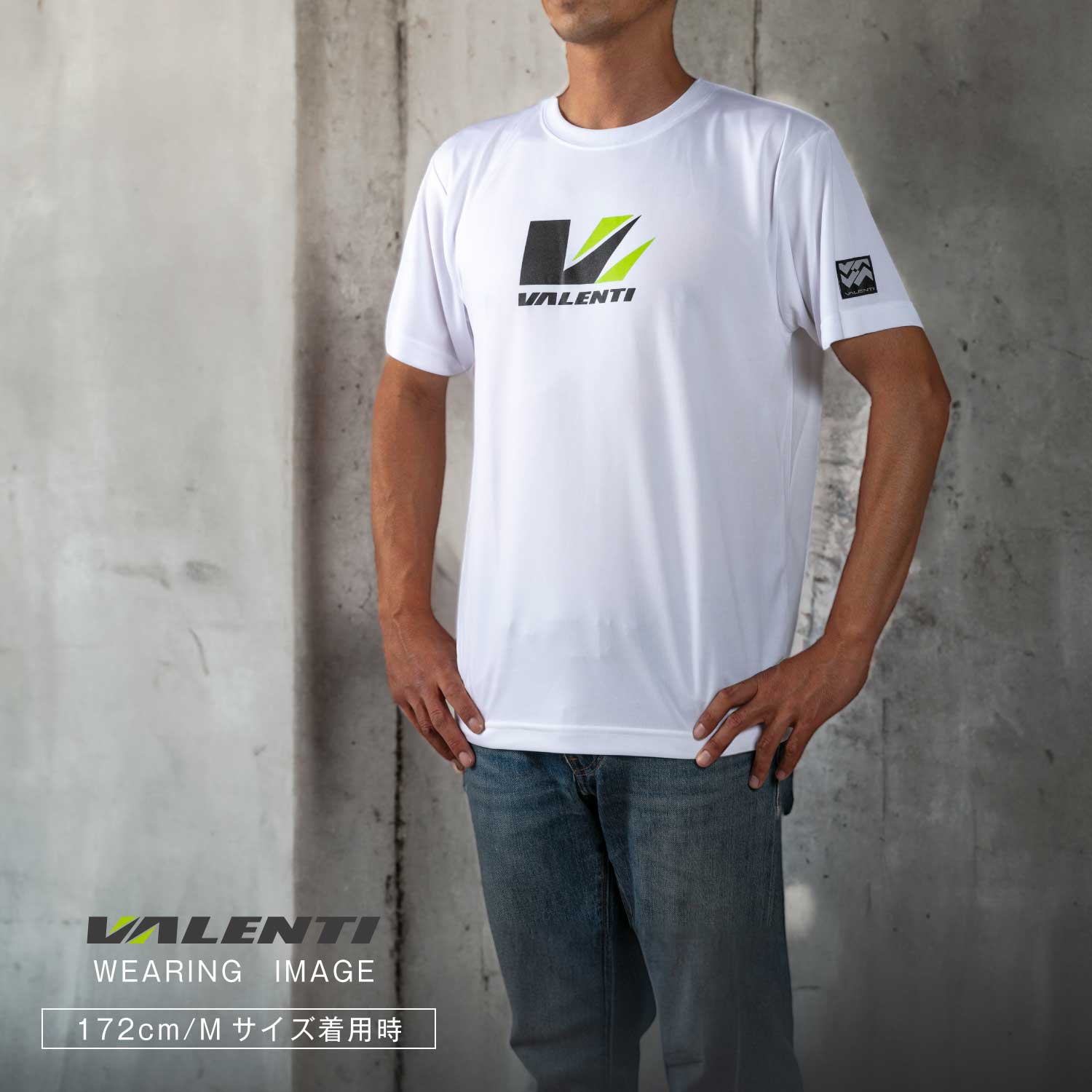 【公式ショップ限定】VALENTI ヴァレンティ TW ﾄﾞﾗｲTシャツ　Aデザイン【ATS-24SU01】