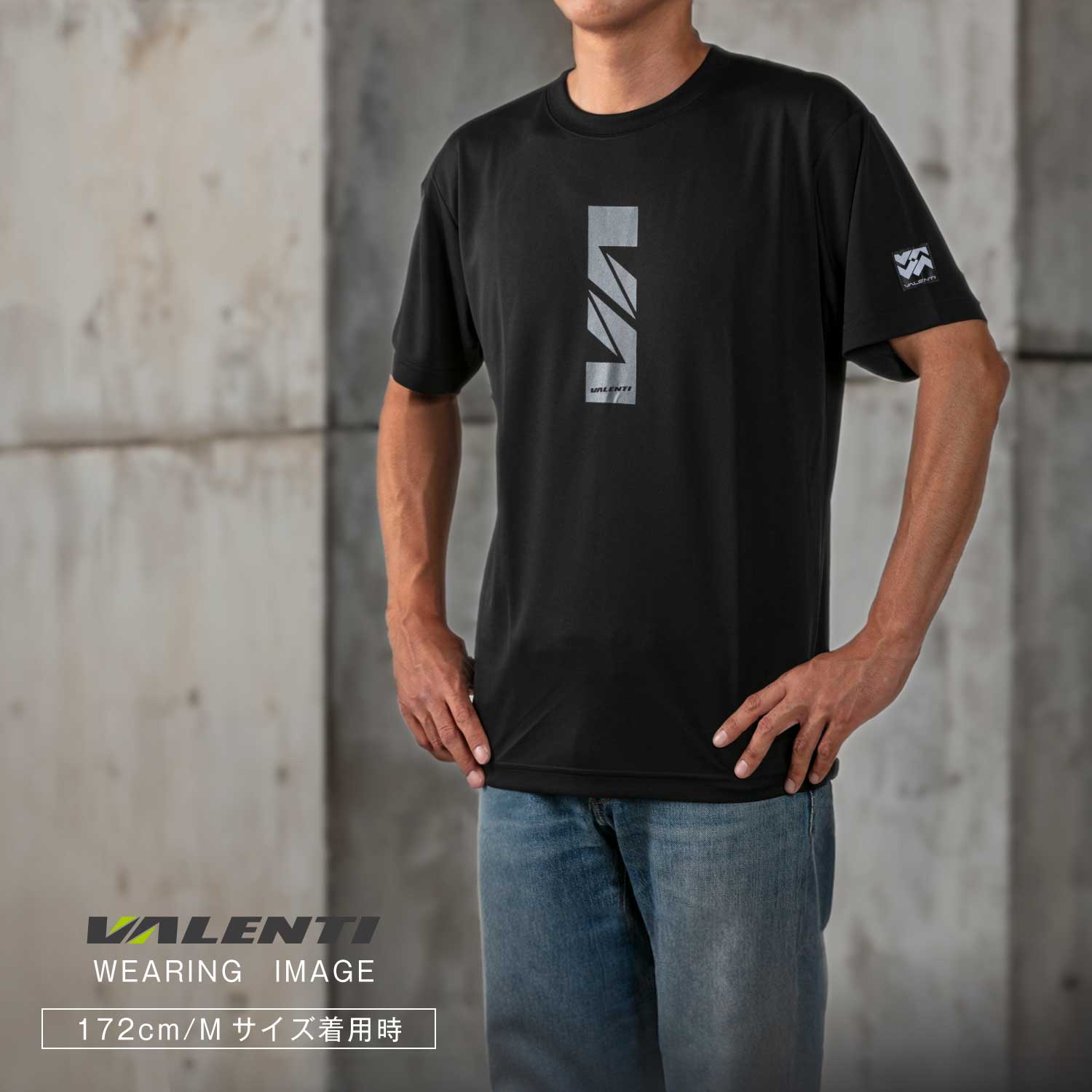 【公式ショップ限定】VALENTI ヴァレンティ TW ﾄﾞﾗｲTシャツ　Bデザイン【ATS-24SU02】