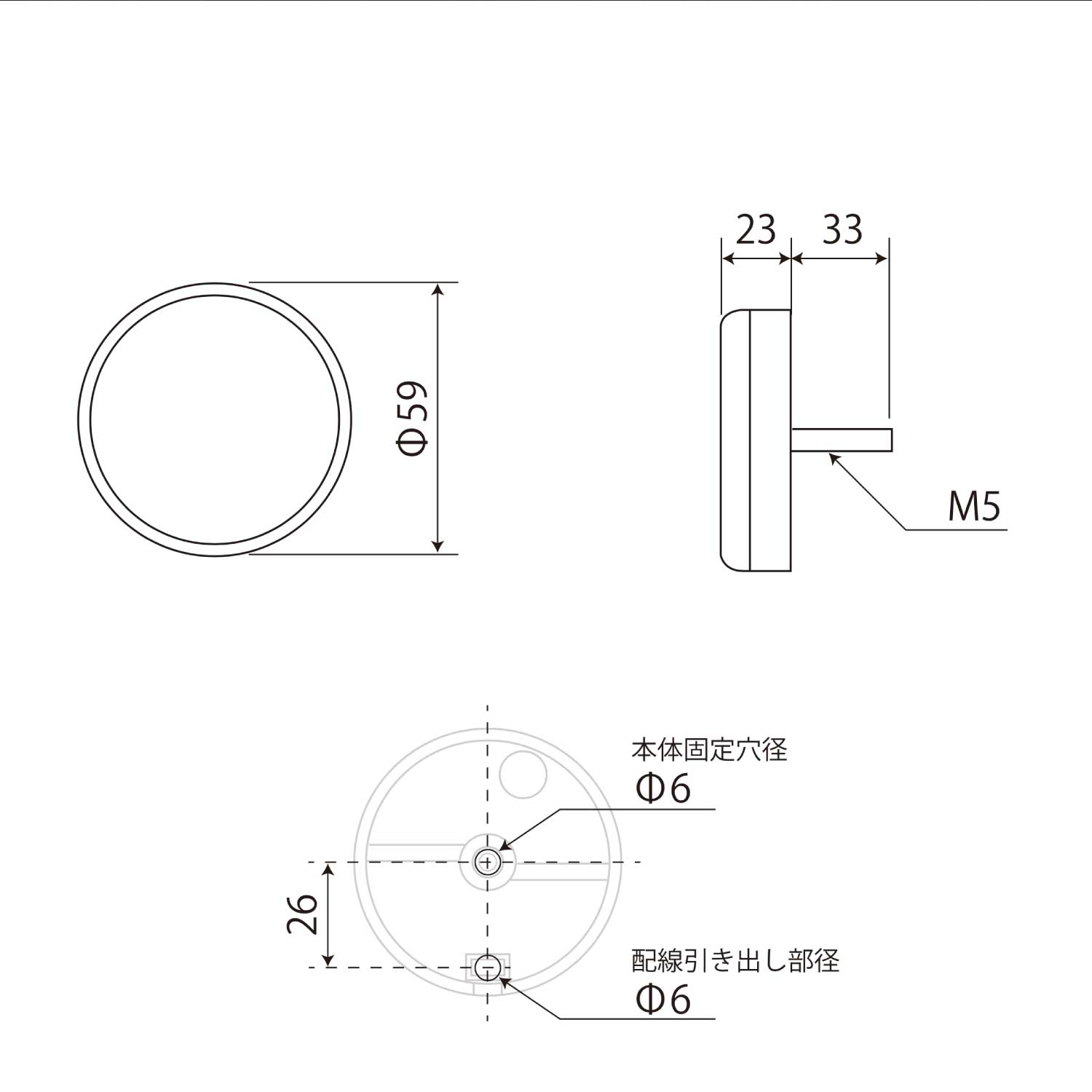 Valenti ヴァレンティ ジュエルLEDリアバンパーリフレクター汎用タイプ