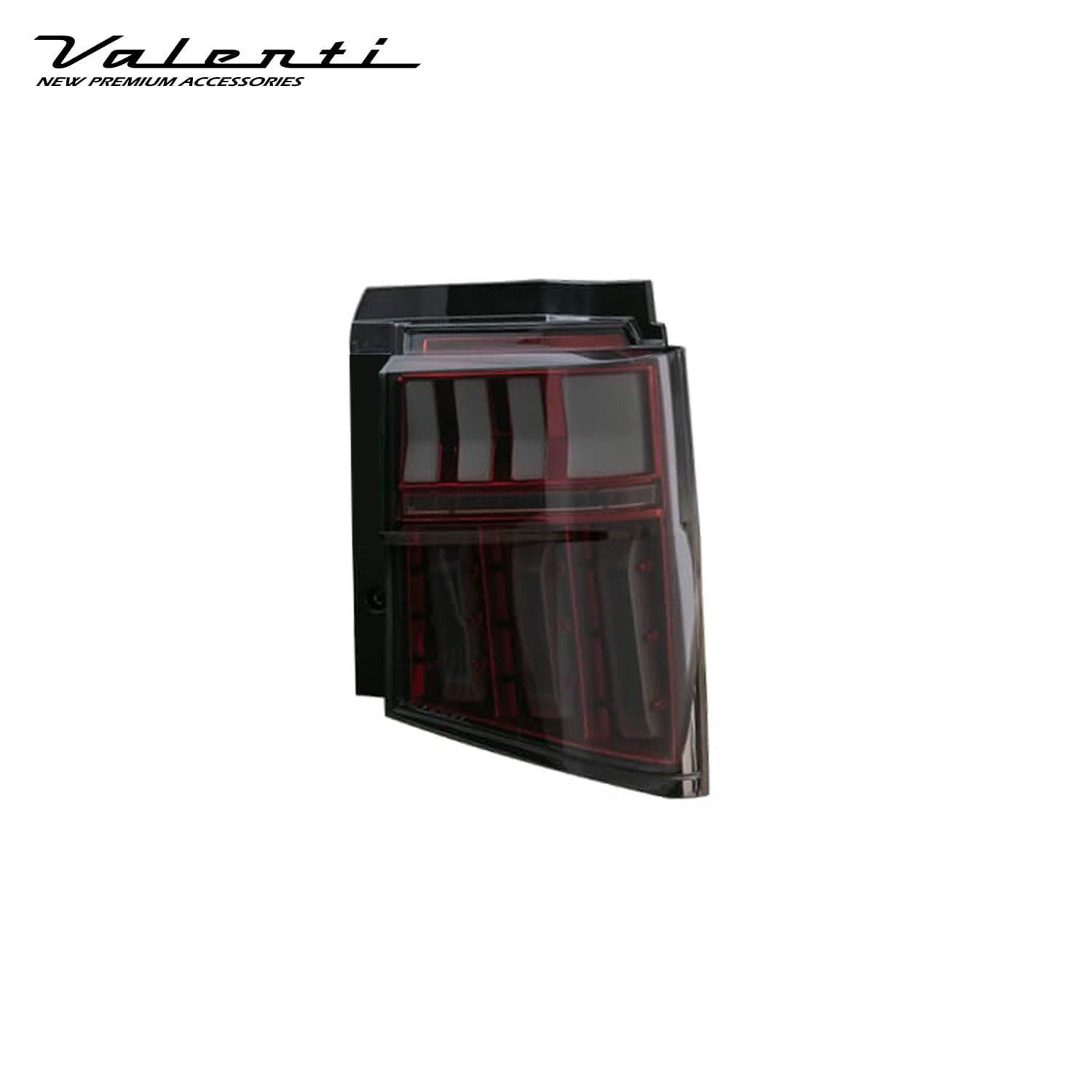【補修用・片側のみ】【公式ショップ限定カラー】Valenti ヴァレンティ デリカD:5用 CV1W ジュエルLEDテールランプ ULTRA ライトスモーク/レッドクローム 保安基準適合 Eマーク取得 1年保証