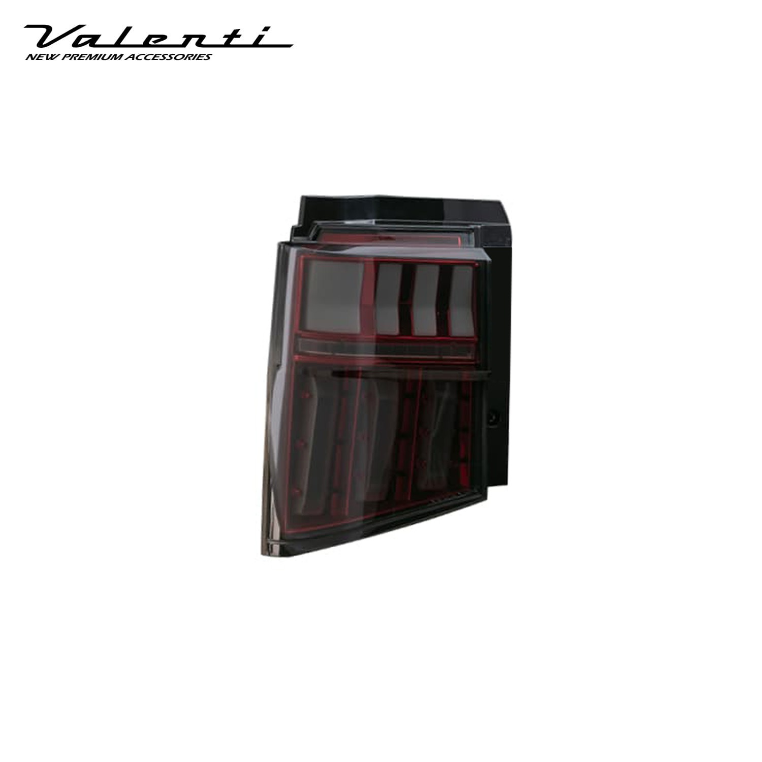 【補修用・片側のみ】【公式ショップ限定カラー】Valenti ヴァレンティ デリカD:5用 CV1W ジュエルLEDテールランプ ULTRA ライトスモーク/レッドクローム 保安基準適合 Eマーク取得 1年保証